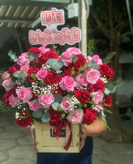 Giỏ Hoa - Hoa Để Bàn - G1013