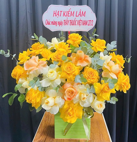 Giỏ Hoa - Hoa Để Bàn - G1033