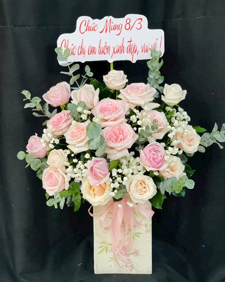 Giỏ Hoa - Hoa Để Bàn - G1041