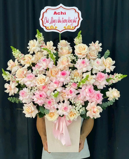 Giỏ Hoa - Hoa Để Bàn - G1052