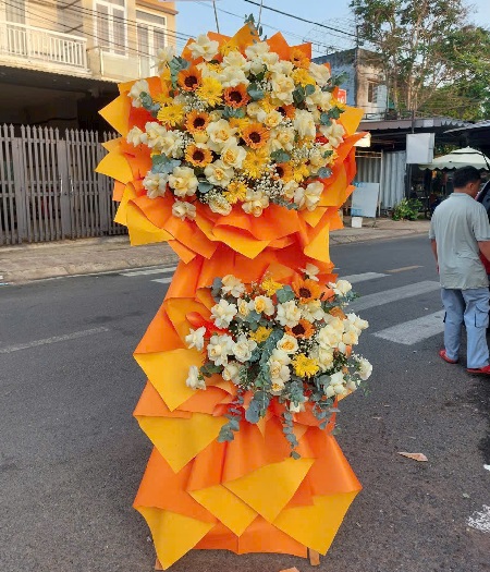 Kệ Hoa Khai Trương - Chúc Mừng - K1004