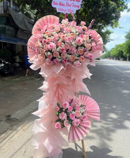 Kệ Hoa Khai Trương - Chúc Mừng - K1007