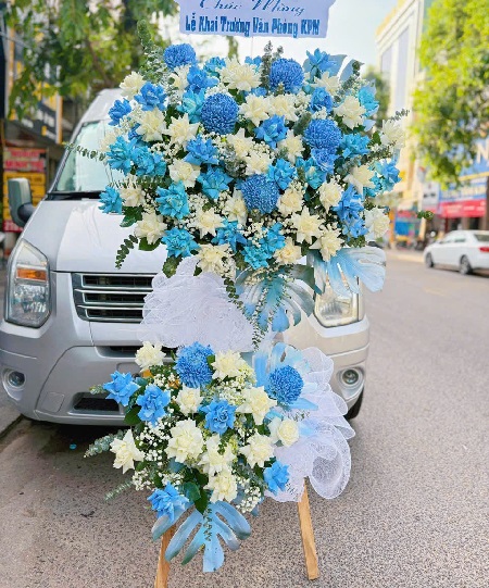 Kệ Hoa Khai Trương - Chúc Mừng - K1011