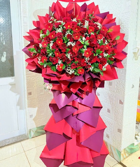 Kệ Hoa Khai Trương - Chúc Mừng - K1026