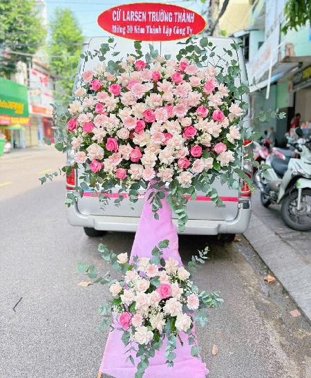 Kệ Hoa Khai Trương - Chúc Mừng - K1030