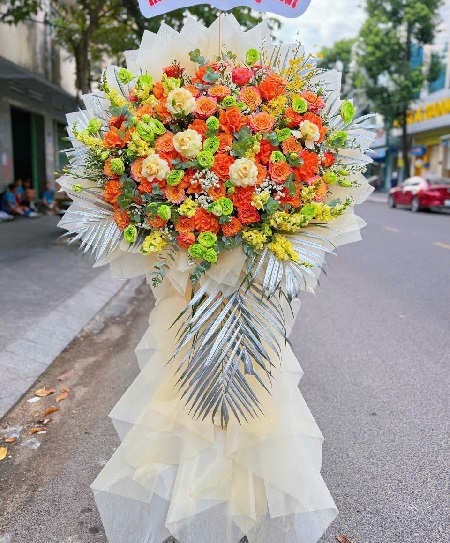 Kệ Hoa Khai Trương - Chúc Mừng - K1031