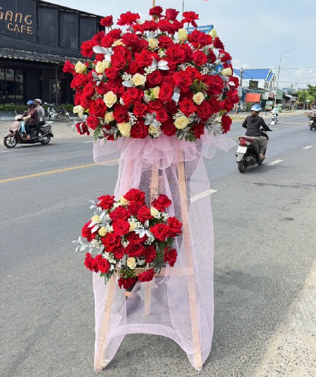Kệ Hoa Khai Trương - Chúc Mừng - K1035
