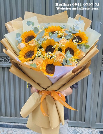 ADF409 - Bó Hoa Chúc Mừng