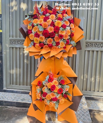 ADF672 - Lãng Hoa Đứng Khai Trương