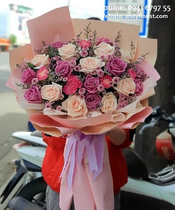 ADF1087 - Bó Hoa Êm Dịu