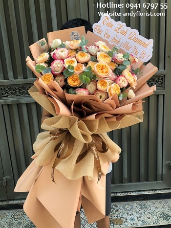 ADF1117 - Bó Hoa Juliet Cao Cấp