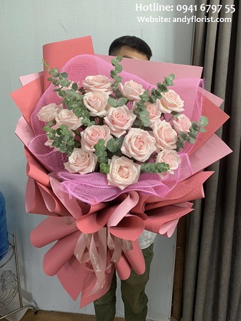 ADF2281 - Bó Hồng Phấn