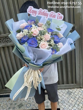ADF2294 - Bó Hoa Blue