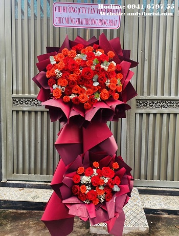 ADF2405 - Kệ Hoa Đỏ Rực
