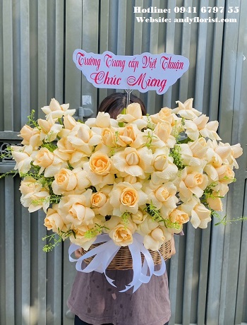 ADF2925 - Giỏ Hồng Trứng