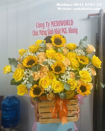 ADF3385 - Hoa Hồng Vàng Chanh