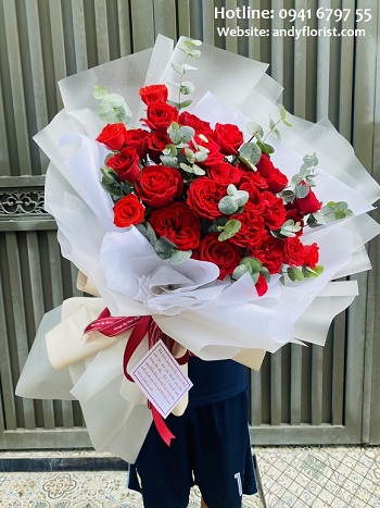 ADF3486 - Hoa Hồng Đỏ Pháp